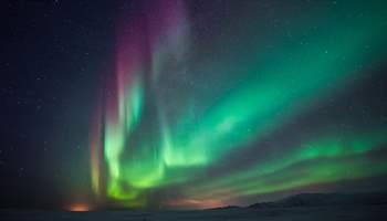 Northern lights and solar storms