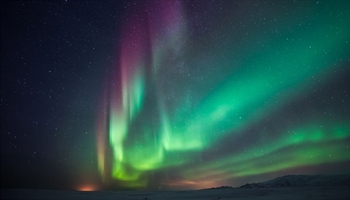 Northern lights and solar storms